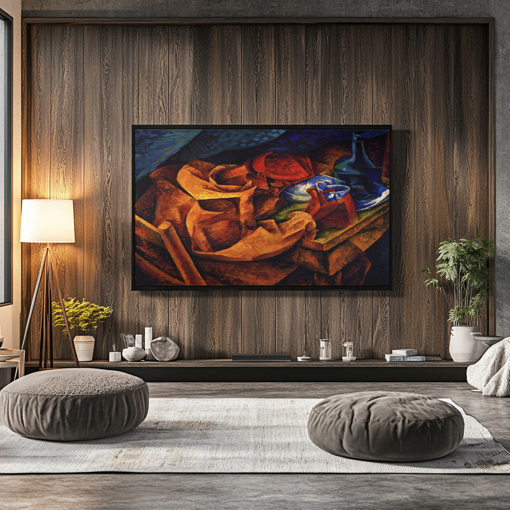Le buveur - Umberto Boccioni - Toile premium 430g (qualité galerie)