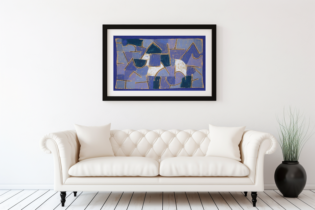 Nuit Bleue - Paul Klee - Toile premium 430g (qualité galerie)