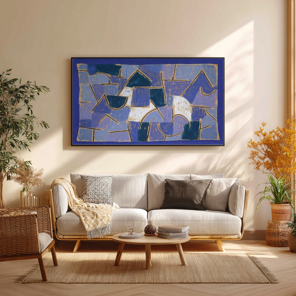 Nuit Bleue - Paul Klee - Toile premium 430g (qualité galerie)