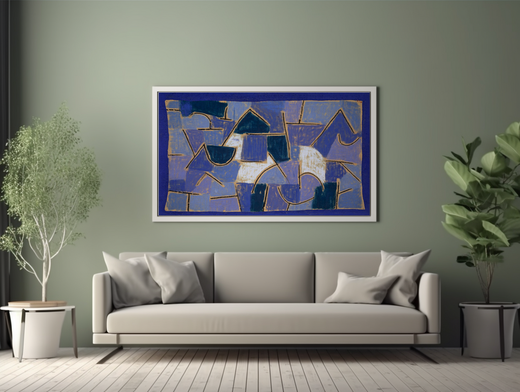 Nuit Bleue - Paul Klee - Toile premium 430g (qualité galerie)