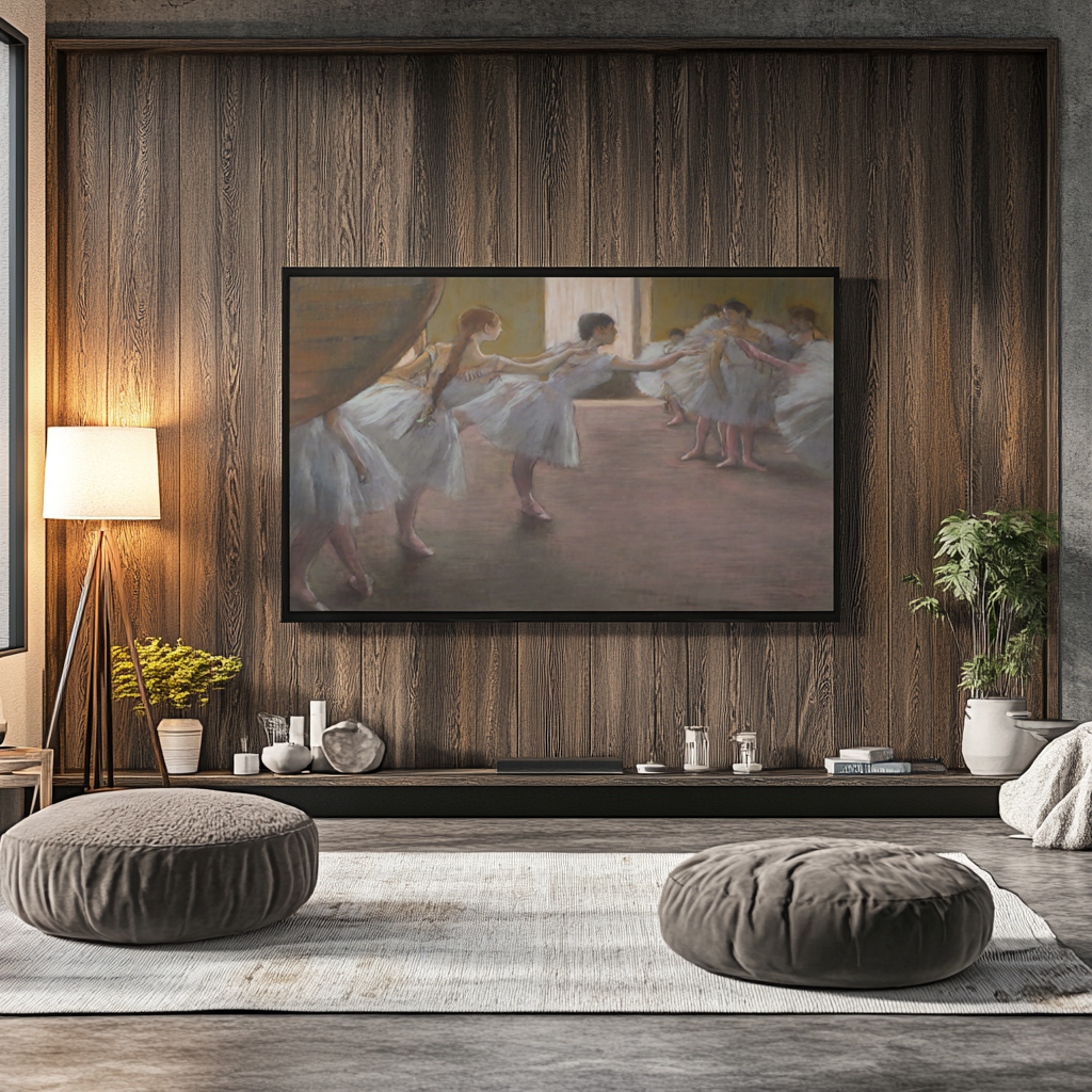 Répétition de ballet - Edgar Degas - Toile premium 430g (qualité galerie)