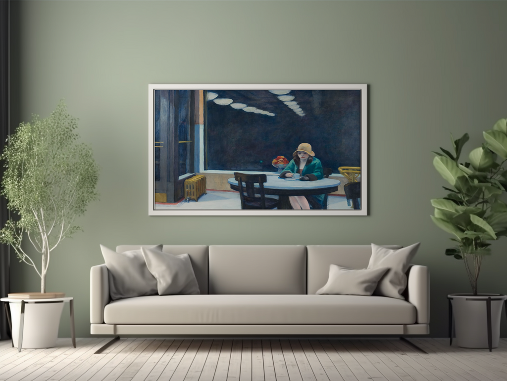 Automata - Edward Hopper - Toile premium 430g (qualité galerie)