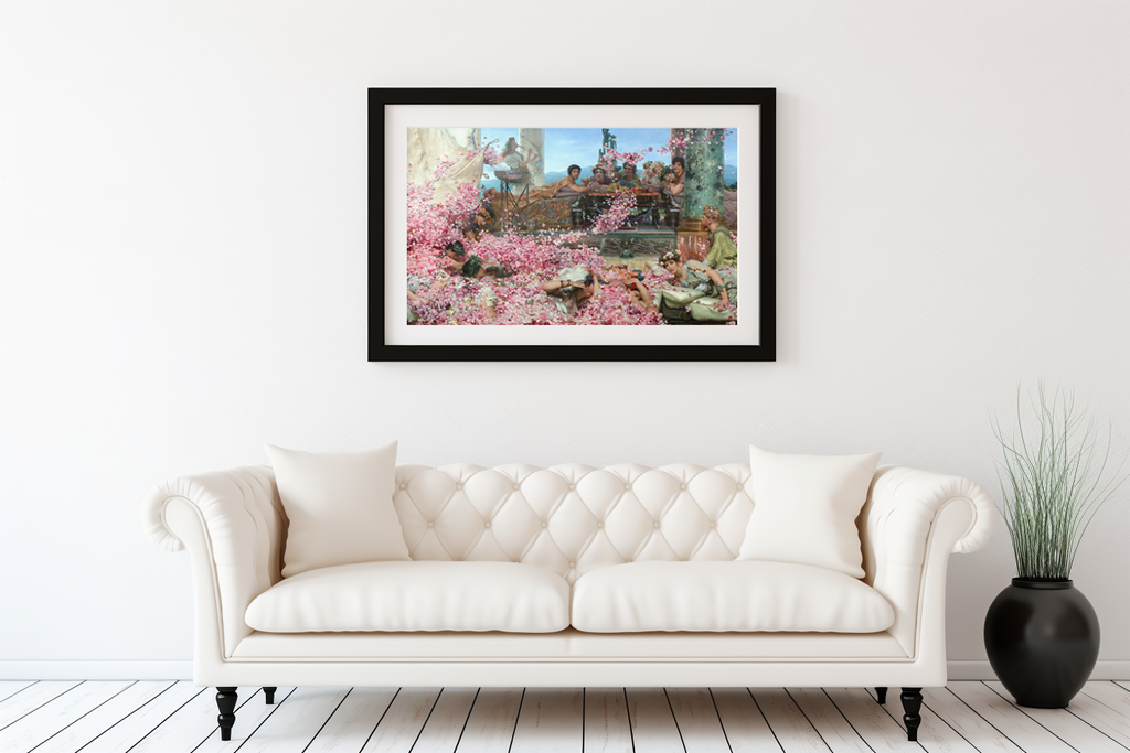 Les Roses d'Héliogabale - Lawrence Alma-Tadema - Toile premium 430g (qualité galerie)