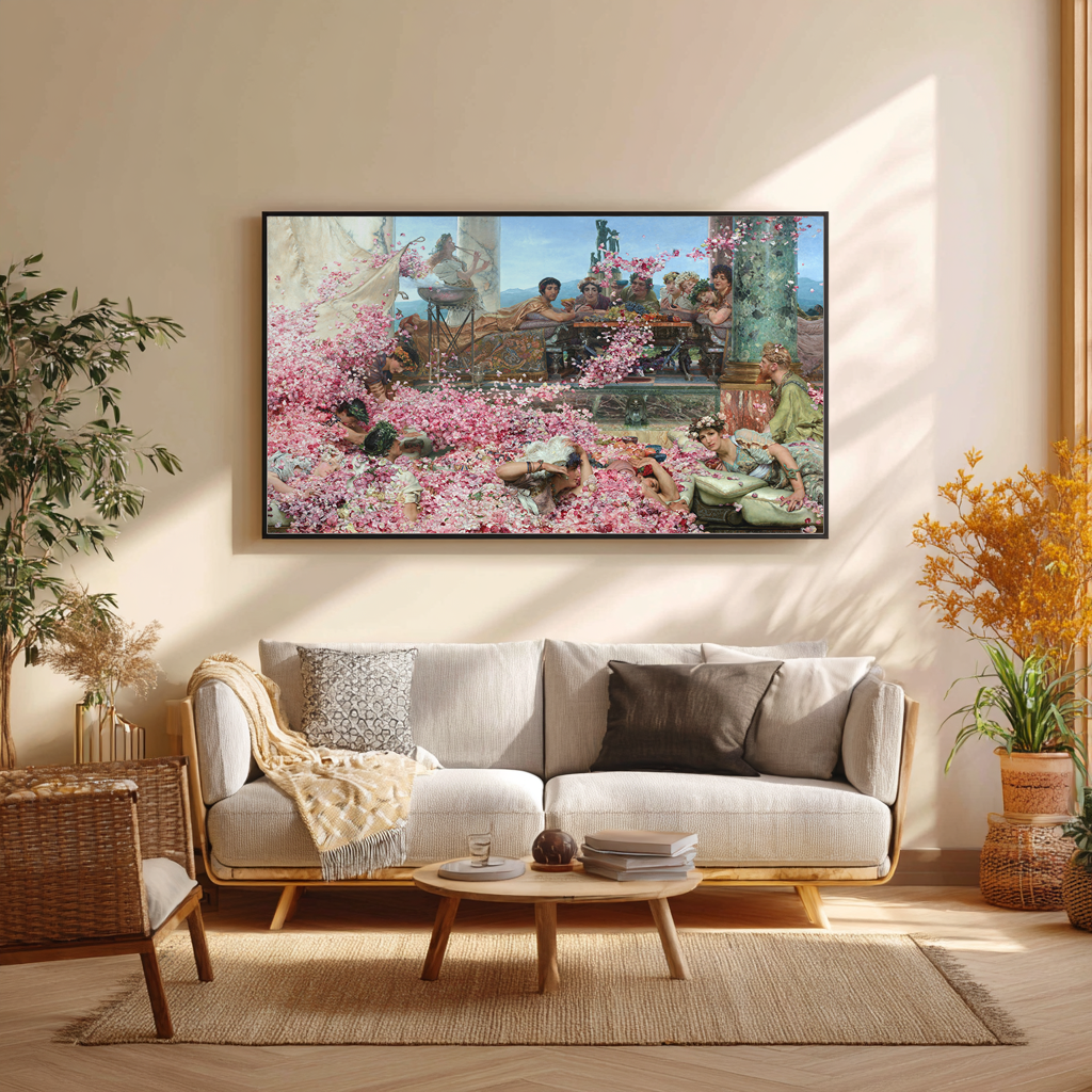 The Roses of Heliogabalus - Lawrence Alma-Tadema - Premium canvas 430g (gallery quality)