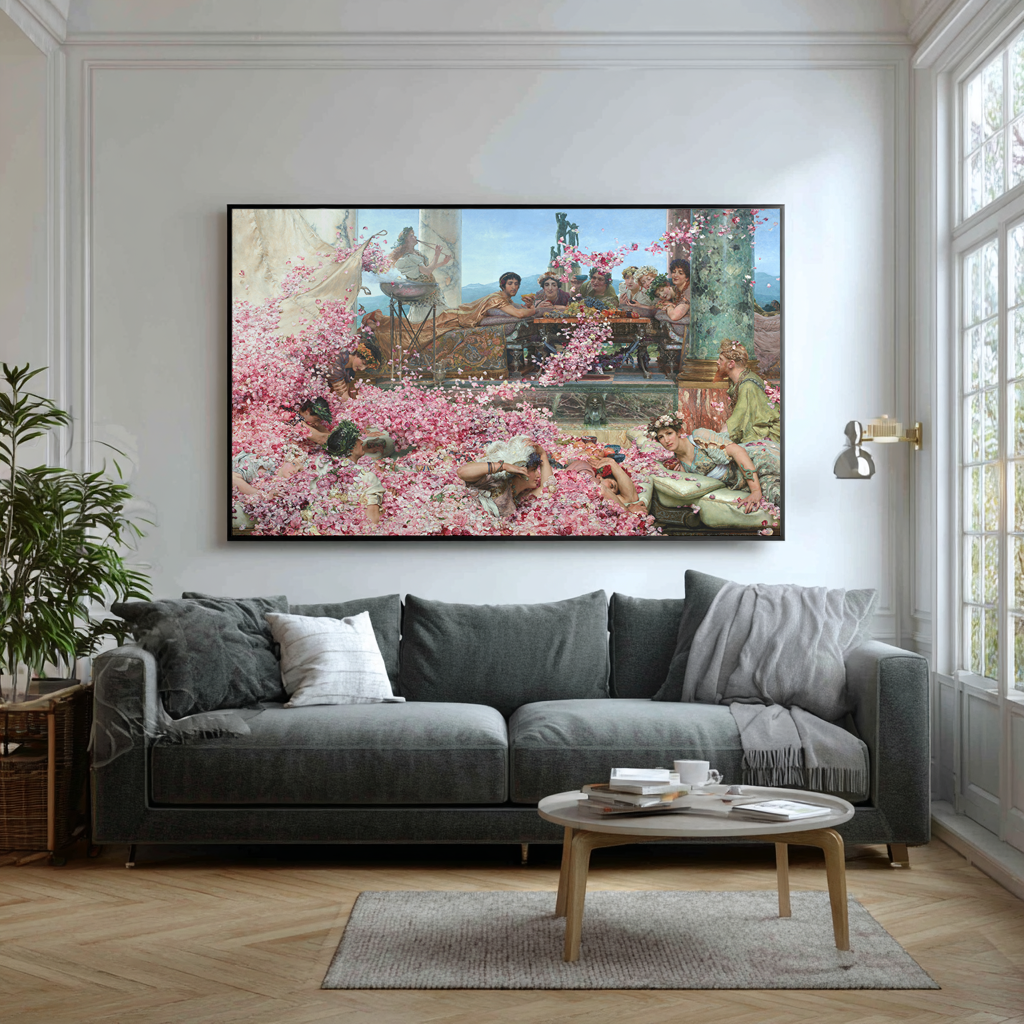 The Roses of Heliogabalus - Lawrence Alma-Tadema - Premium canvas 430g (gallery quality)