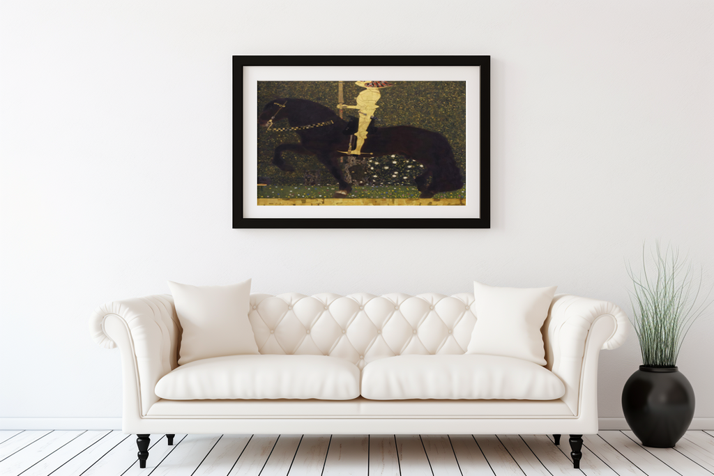 The Golden Knight - Gustav Klimt - Premium Canvas 430g (gallery quality)