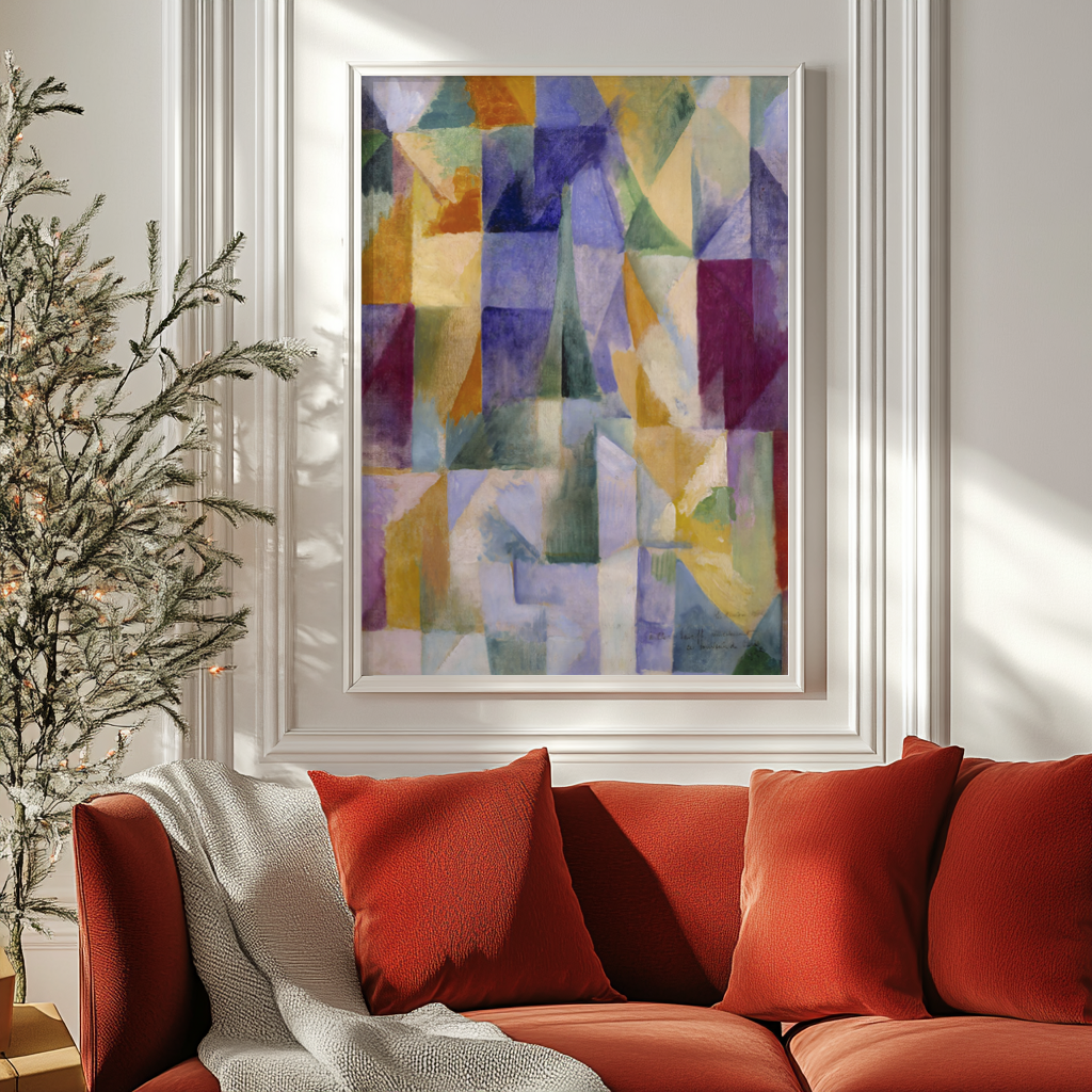 Simultaneous Windows - Robert Delaunay - Premium 430g Canvas (gallery quality)