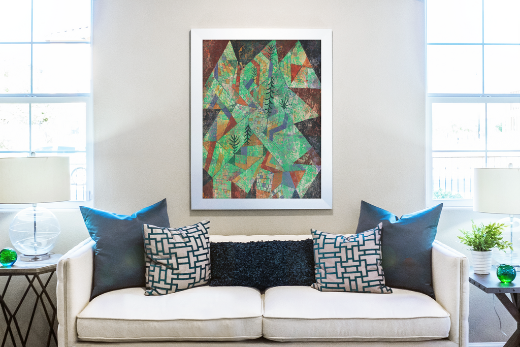 Construction de la forêt - Paul Klee - Toile premium 430g (qualité galerie)