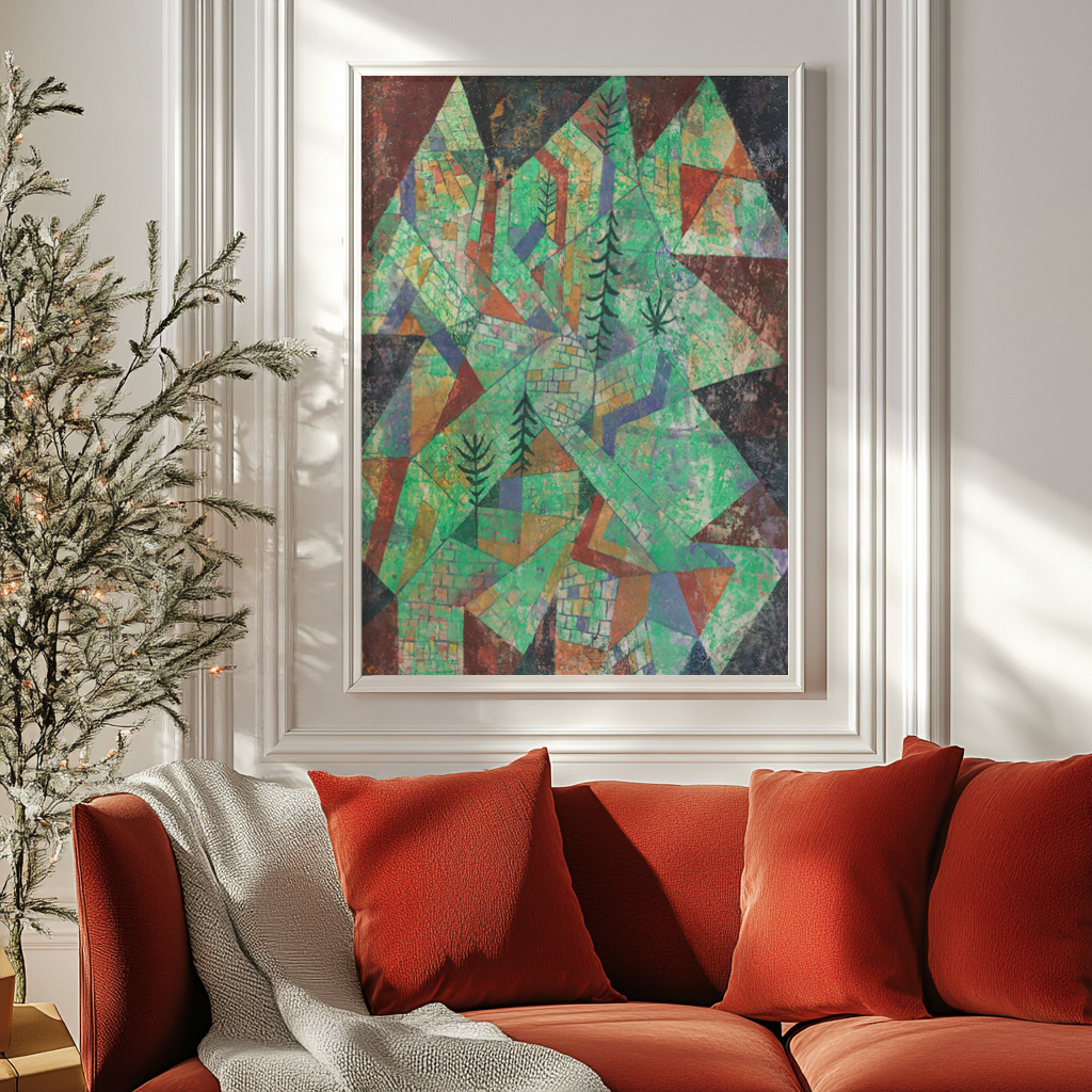 Construction de la forêt - Paul Klee - Toile premium 430g (qualité galerie)