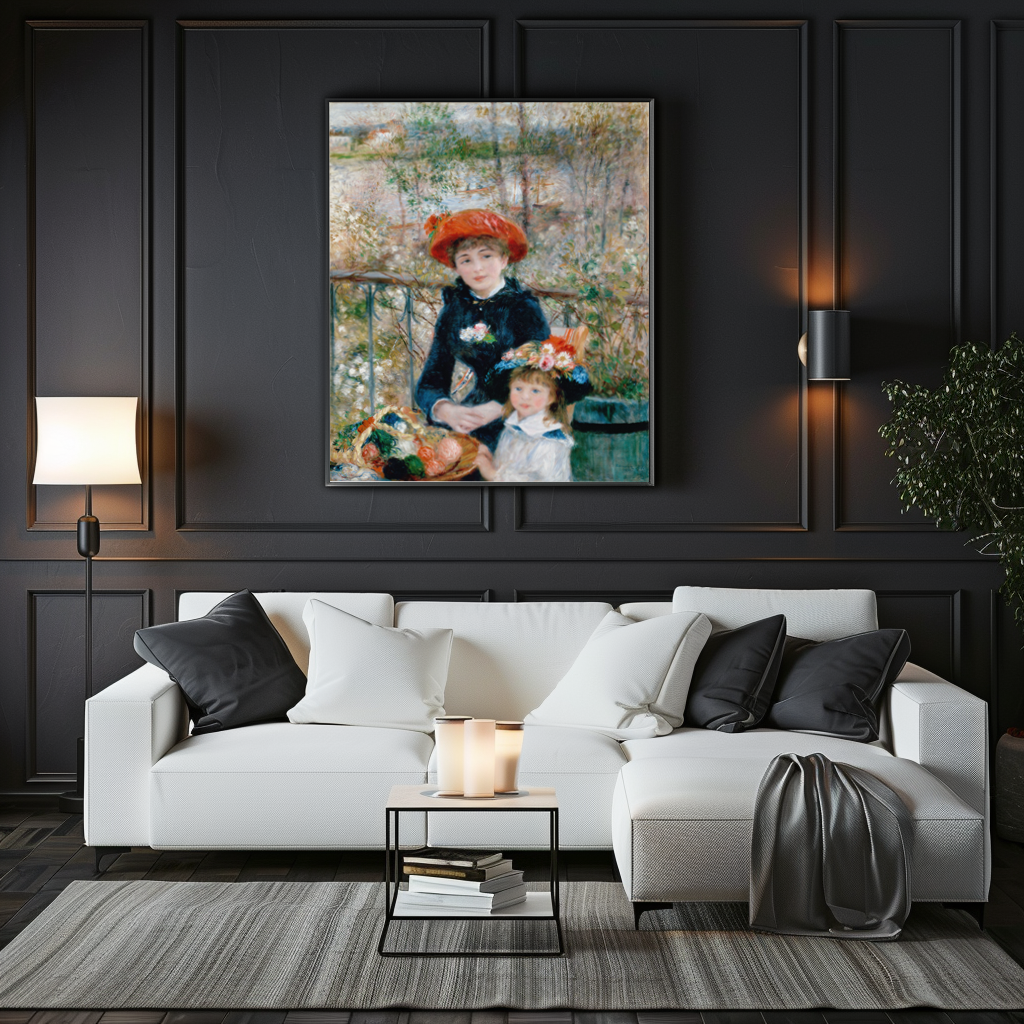 On the Terrace - Pierre-Auguste Renoir - Premium canvas 430g (gallery quality)