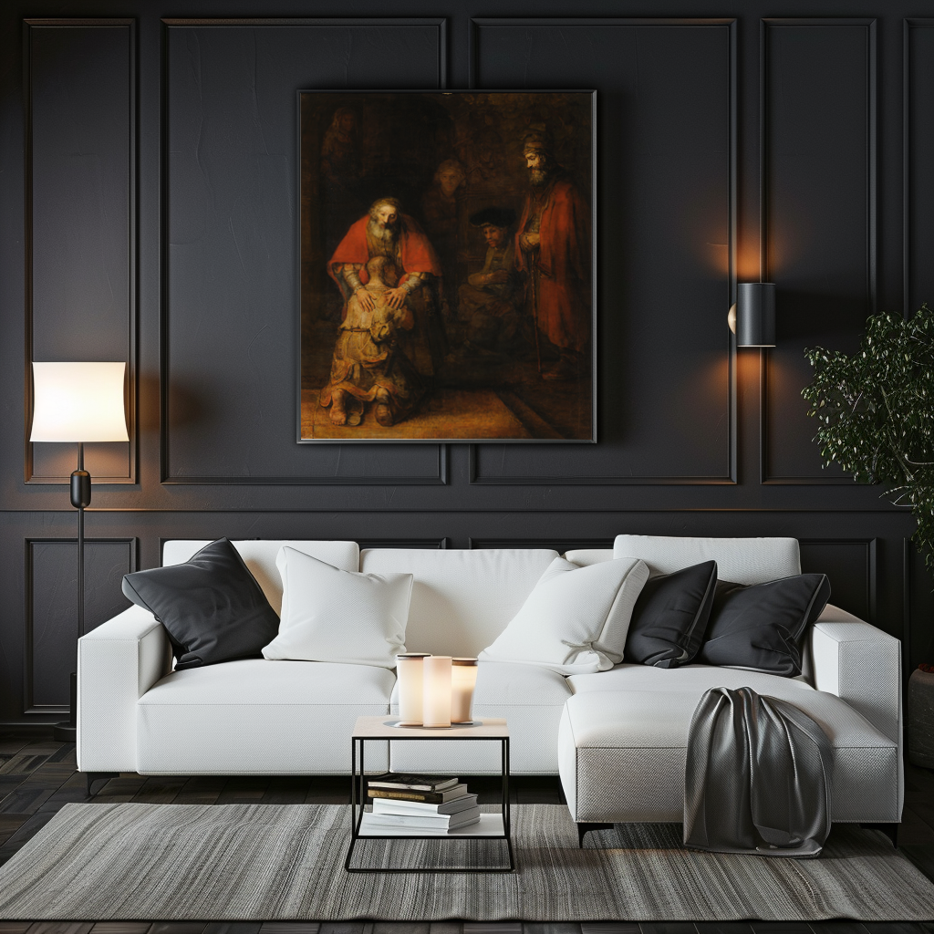 The Return of the Prodigal Son - Rembrandt - Premium canvas 430g (gallery quality)