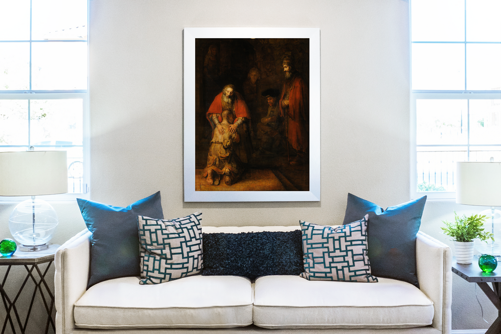 Le retour de l'enfant prodigue - Rembrandt - Toile premium 430g (qualité galerie)