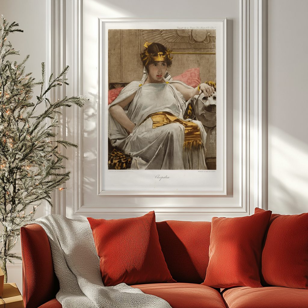 Cléopâtre - John William Waterhouse - Toile premium 430g (qualité galerie)