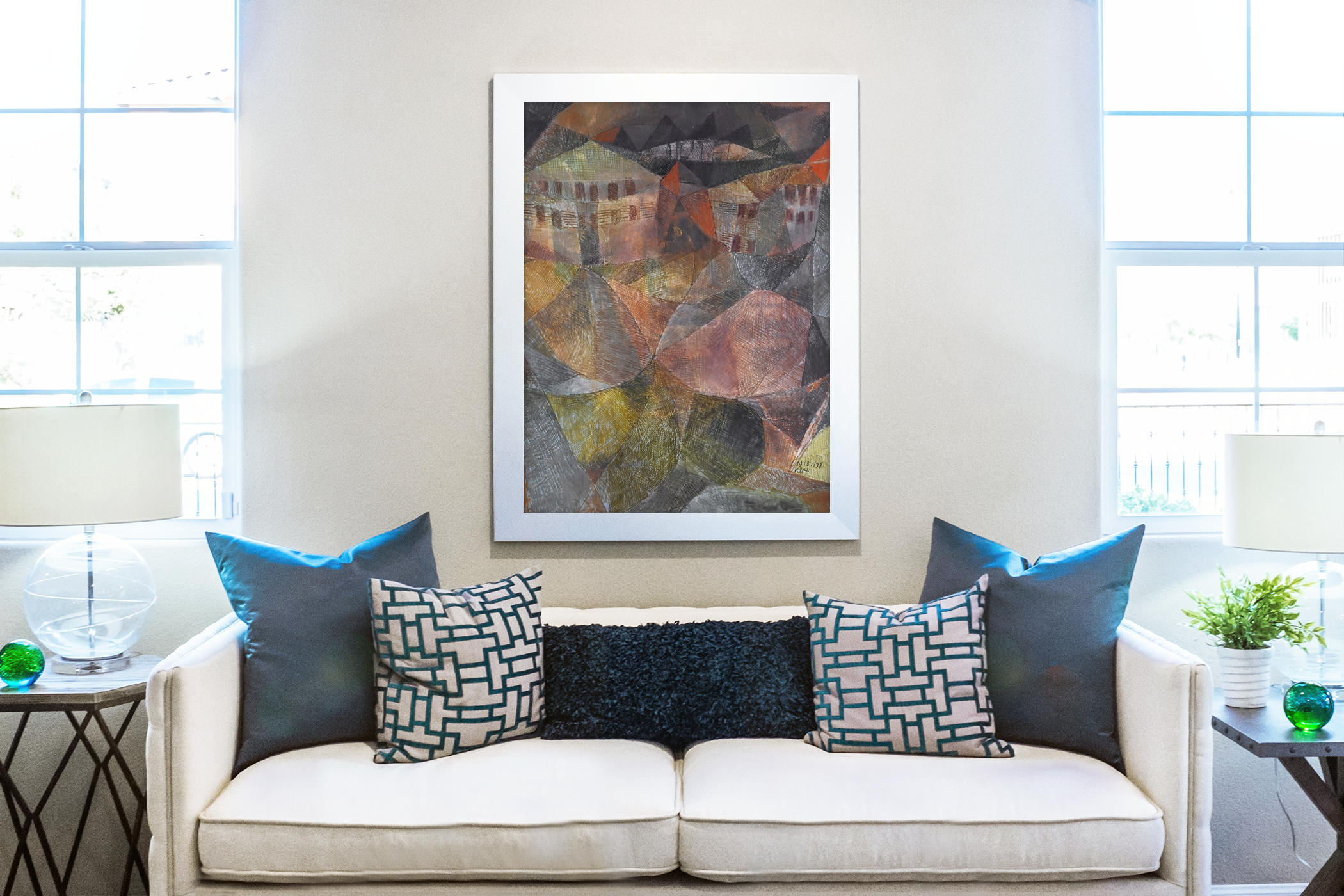The Hotel - Paul Klee - Premium Canvas 430g (gallery quality)
