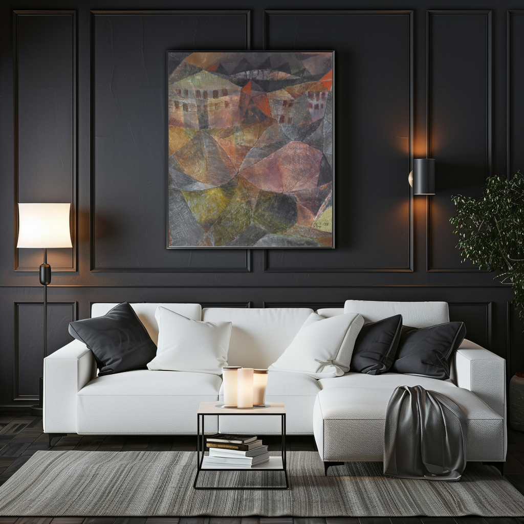 The Hotel - Paul Klee - Premium Canvas 430g (gallery quality)