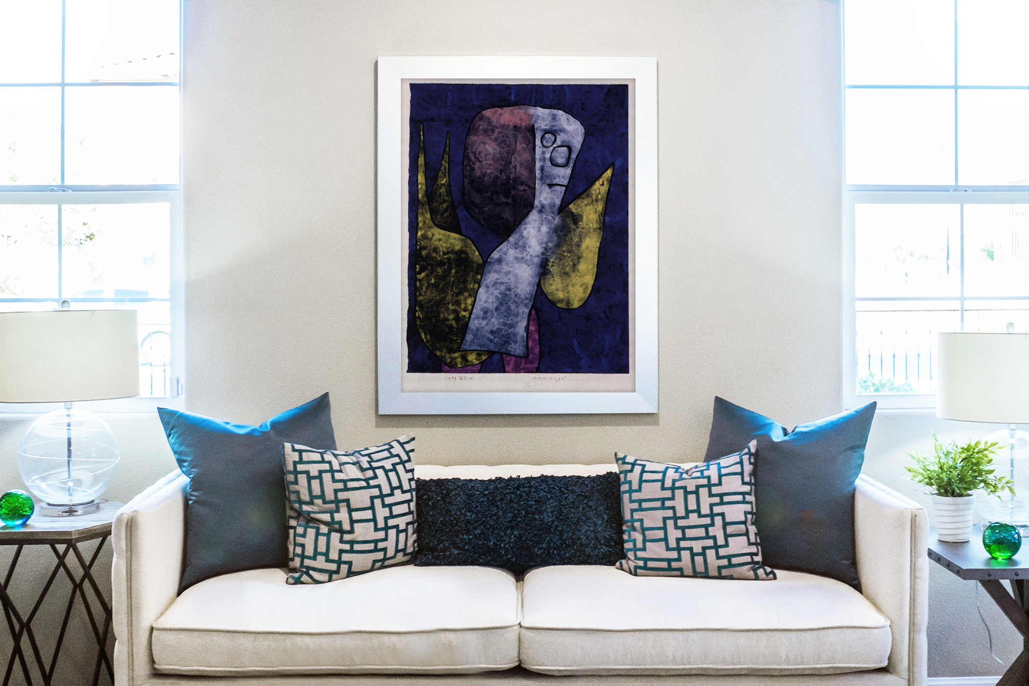 Poor Angel - Paul Klee - Premium Canvas 430g (gallery quality)