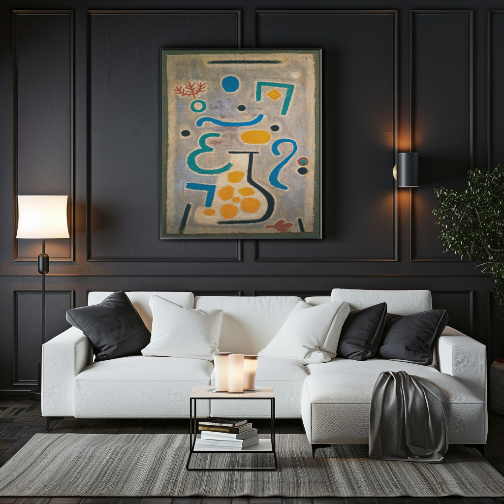 The Vase - Paul Klee - Premium canvas 430g (gallery quality)
