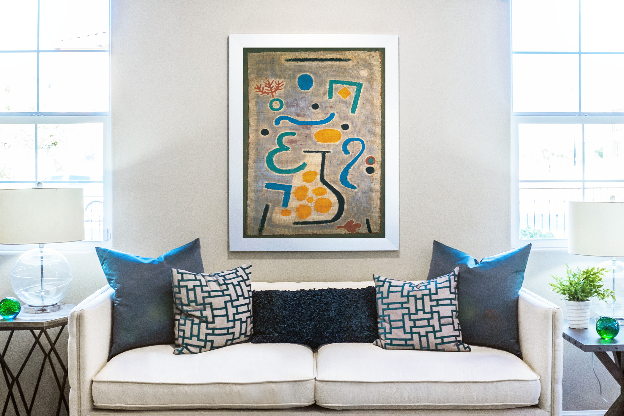 The Vase - Paul Klee - Premium canvas 430g (gallery quality)