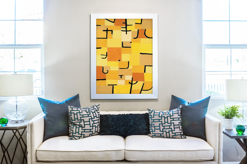 Yellow Signs - Paul Klee - Premium Canvas 430g (gallery quality)