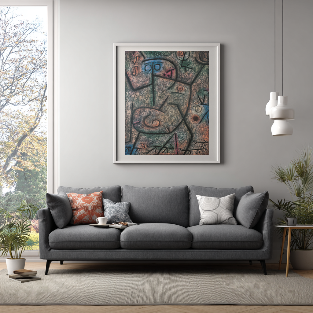 Oh these rumors! -Paul Klee - Premium 430g canvas (gallery quality)