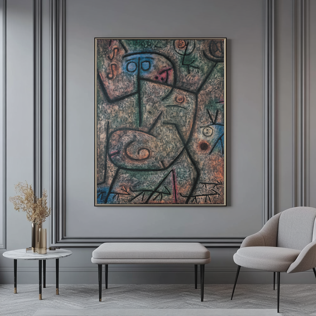 Oh these rumors! -Paul Klee - Premium 430g canvas (gallery quality)