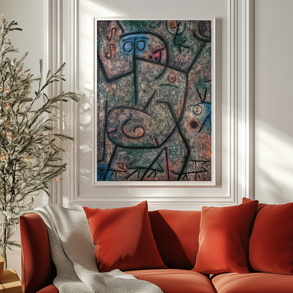 Oh these rumors! -Paul Klee - Premium 430g canvas (gallery quality)