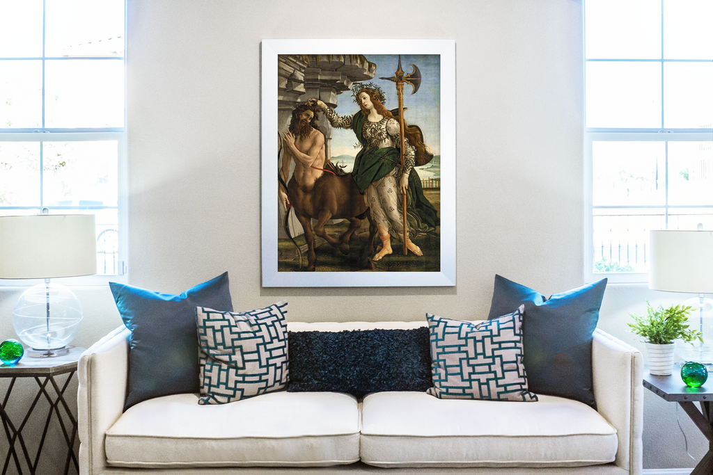 Pallas et le centaure - Sandro Botticelli - Toile premium 430g (qualité galerie)