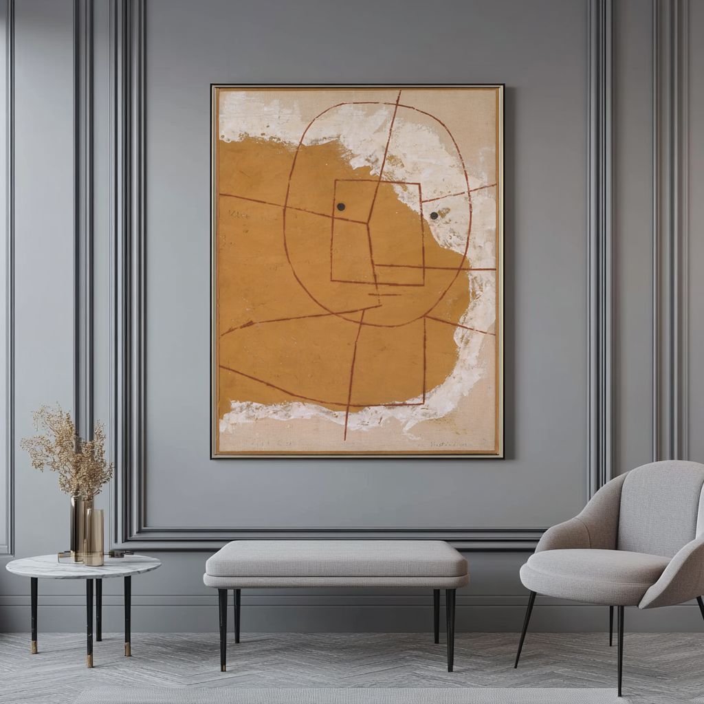 Celui qui comprend - Paul Klee - Toile premium 430g (qualité galerie)
