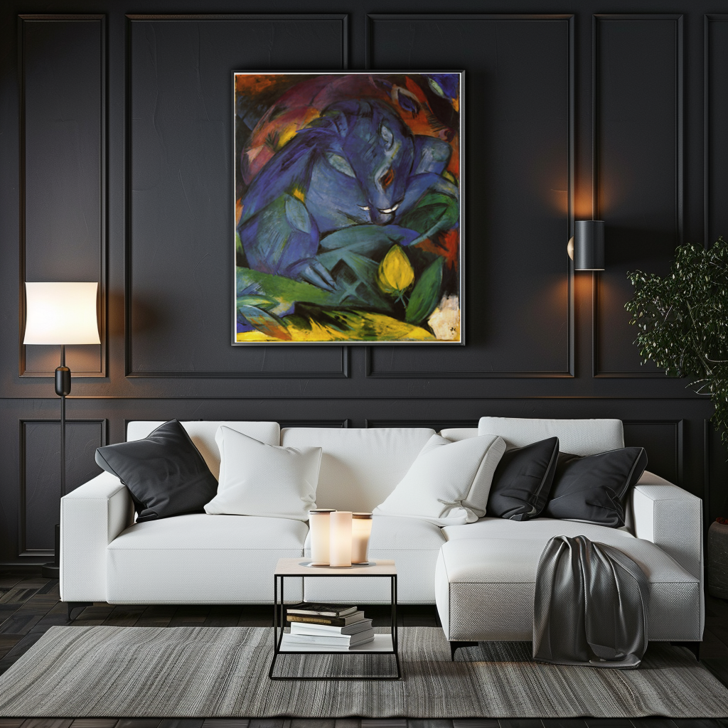 Boars - Franz Marc - Premium canvas 430g (gallery quality)