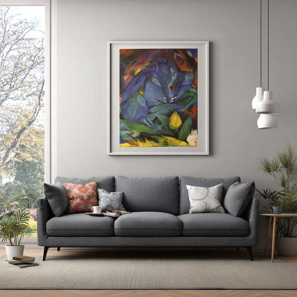 Boars - Franz Marc - Premium canvas 430g (gallery quality)