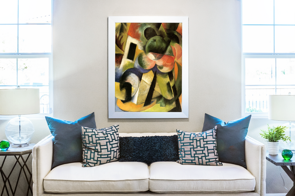 Little Composition II - Franz Marc - Premium canvas 430g (gallery quality)