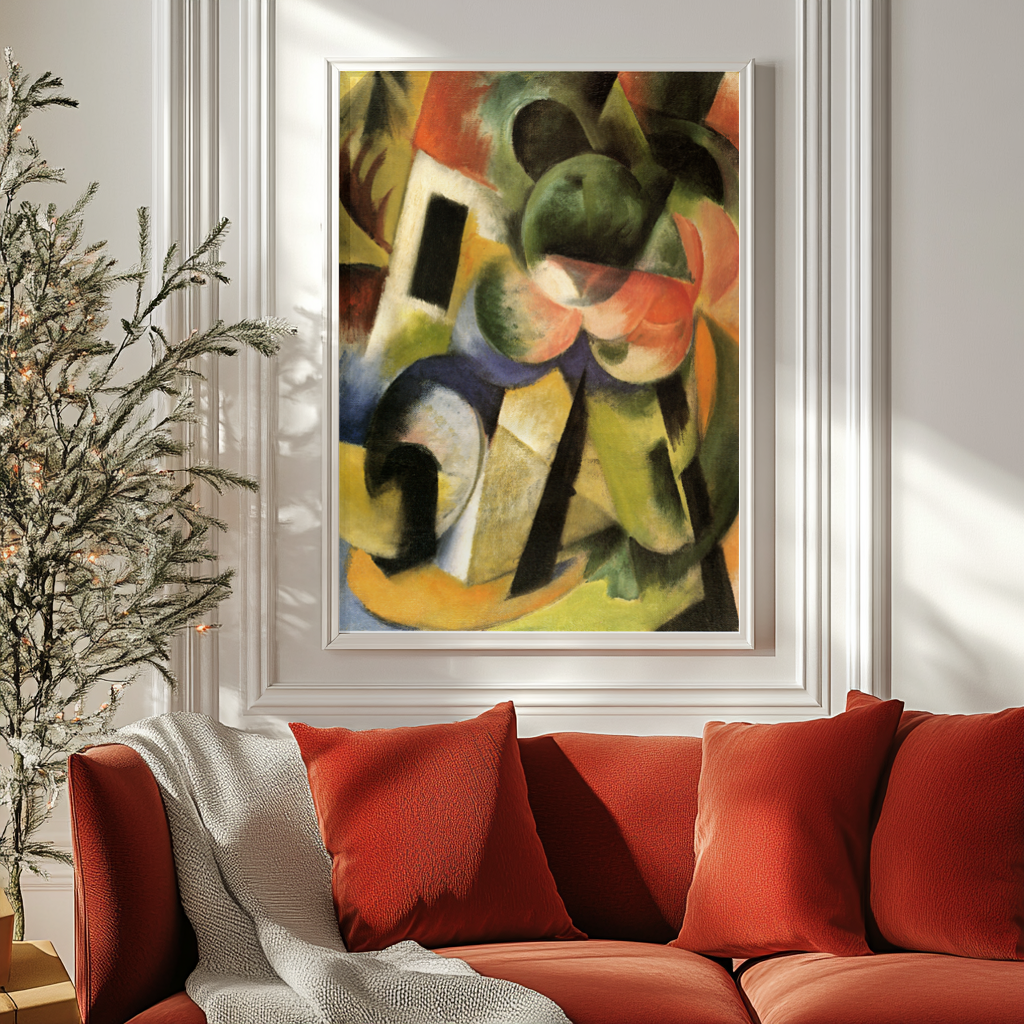 Little Composition II - Franz Marc - Premium canvas 430g (gallery quality)