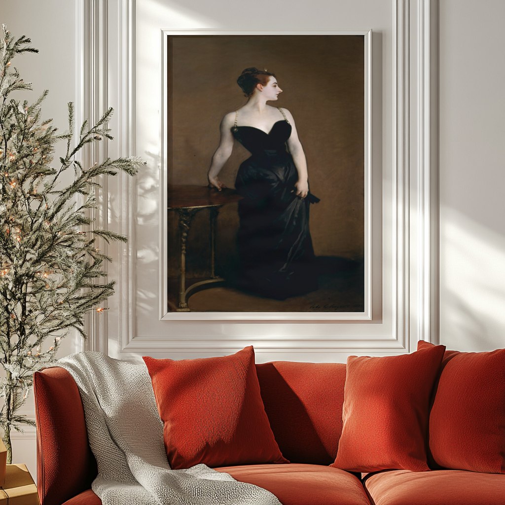 Portrait de Madame X - John Singer Sargent - Toile premium 430g (qualité galerie)