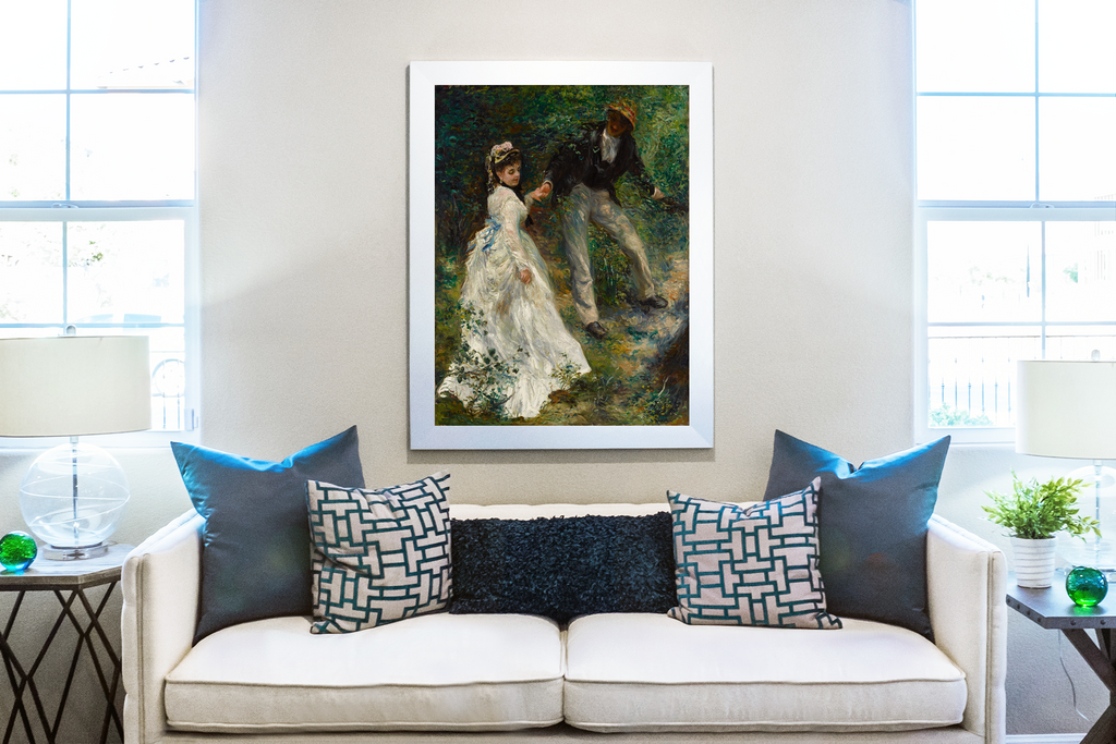 La promenade - Pierre-Auguste Renoir - Toile premium 430g (qualité galerie)