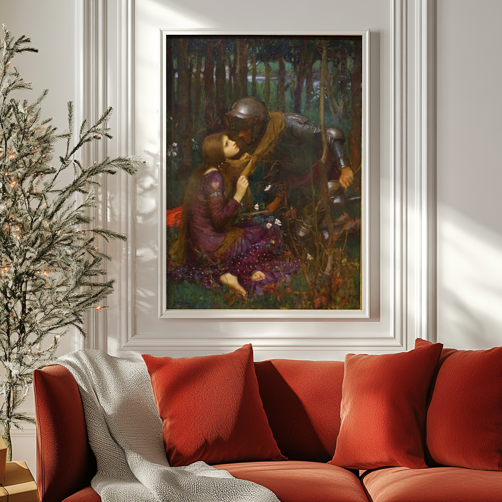 La Belle Dame sans Merci - John William Waterhouse - Toile premium 430g (qualité galerie)