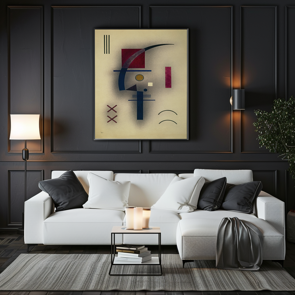 Small White - Wassily Kandinsky - Premium 430g canvas (gallery quality)