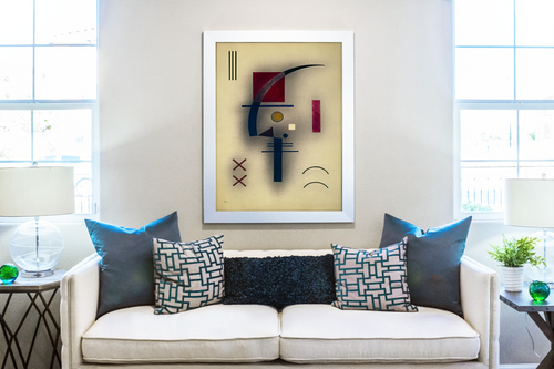 Small White - Wassily Kandinsky - Premium 430g canvas (gallery quality)