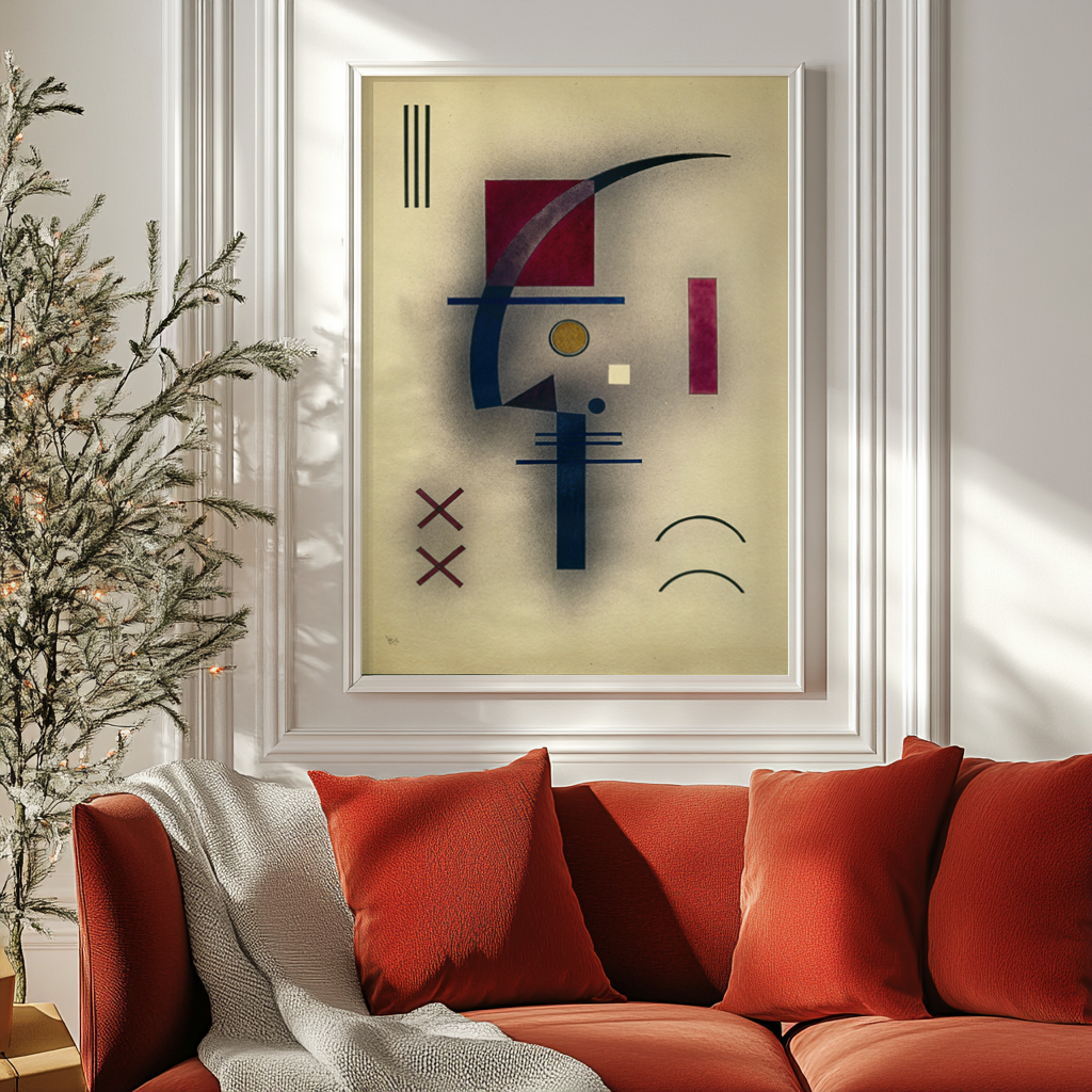 Petit Blanc - Vassily Kandinsky - Toile premium 430g (qualité galerie)