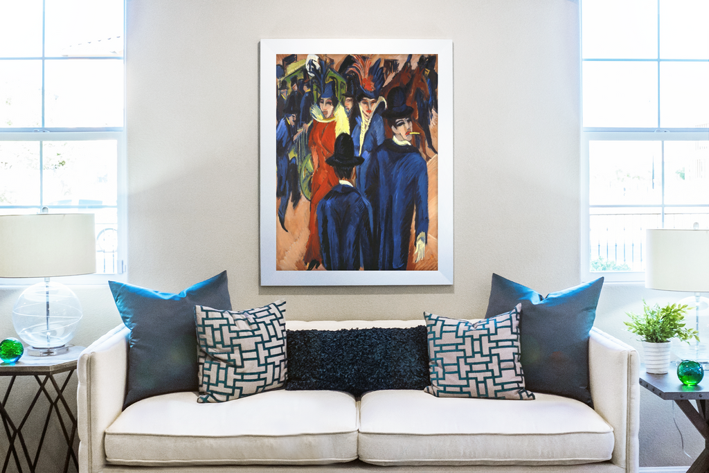 Berlin Street Scene - Ernst Ludwig Kirchner - Premium canvas 430g (gallery quality)