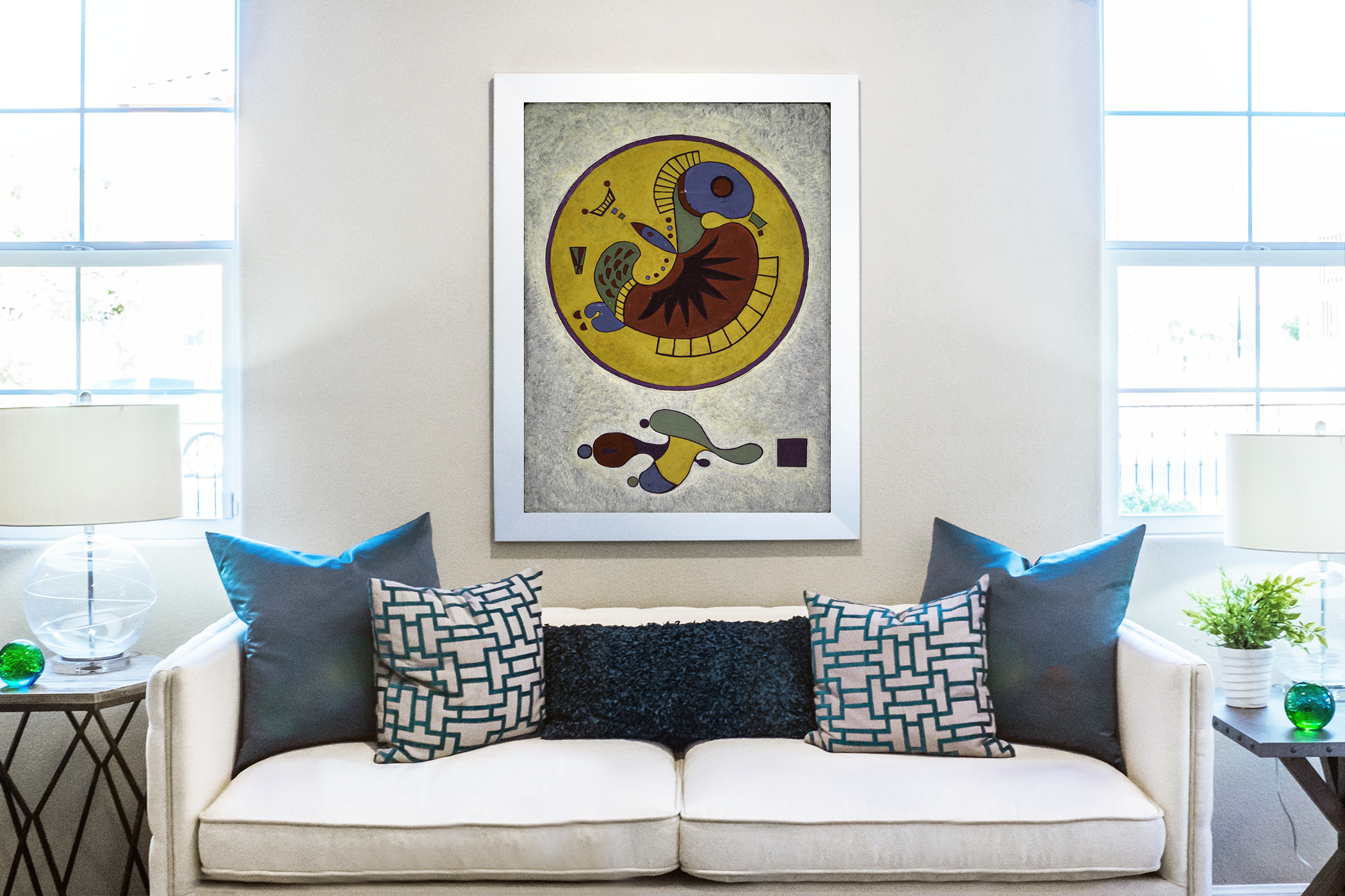 Untitled - Wassily Kandinsky - Premium 430g canvas (gallery quality)