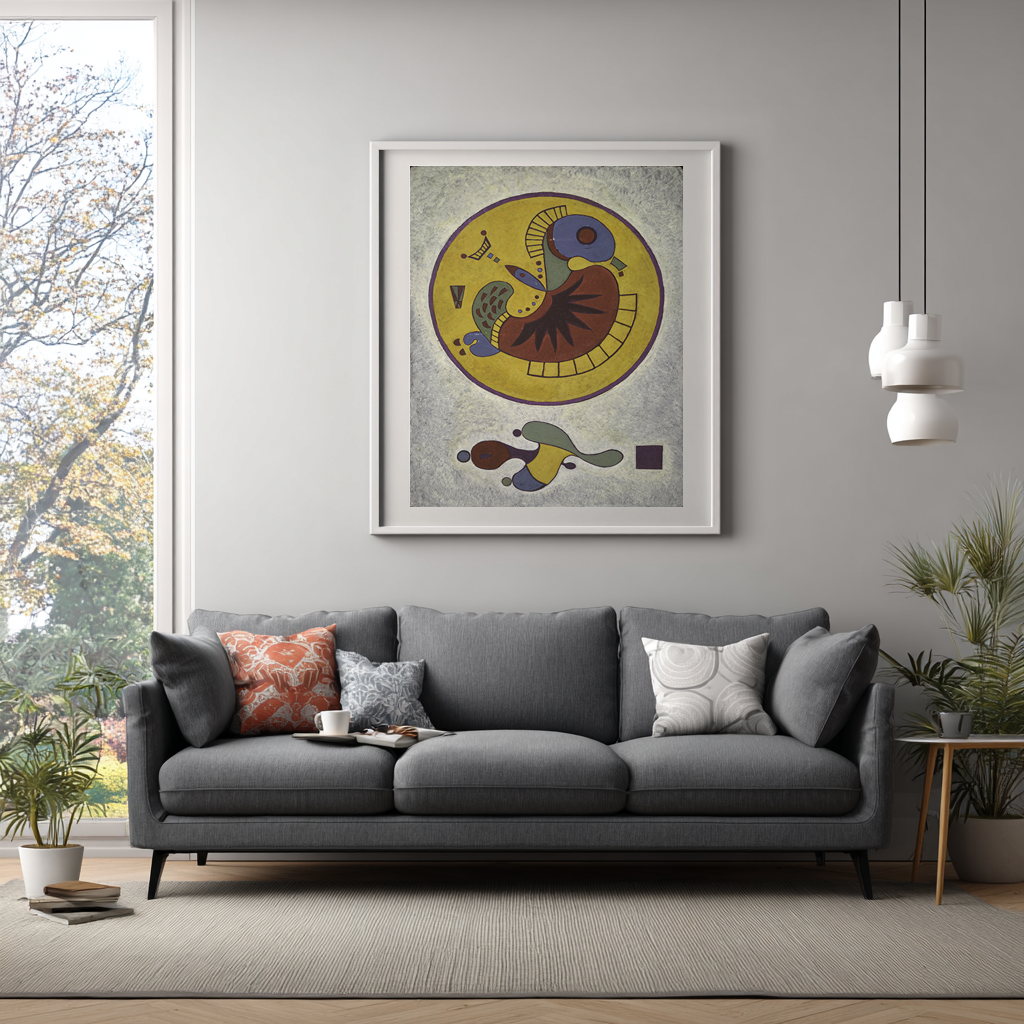 Sans titre - Vassily Kandinsky - Toile premium 430g (qualité galerie)