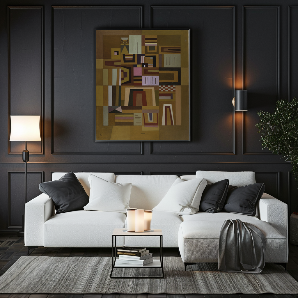 Pink Compensation - Wassily Kandinsky - Premium 430g Canvas (gallery quality)
