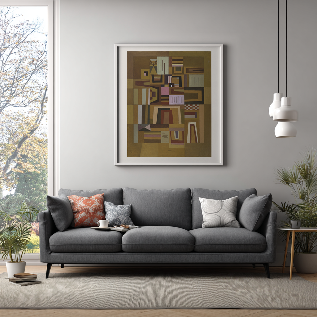 Compensation Rose - Wassily Kandinsky - Toile premium 430g (qualité galerie)