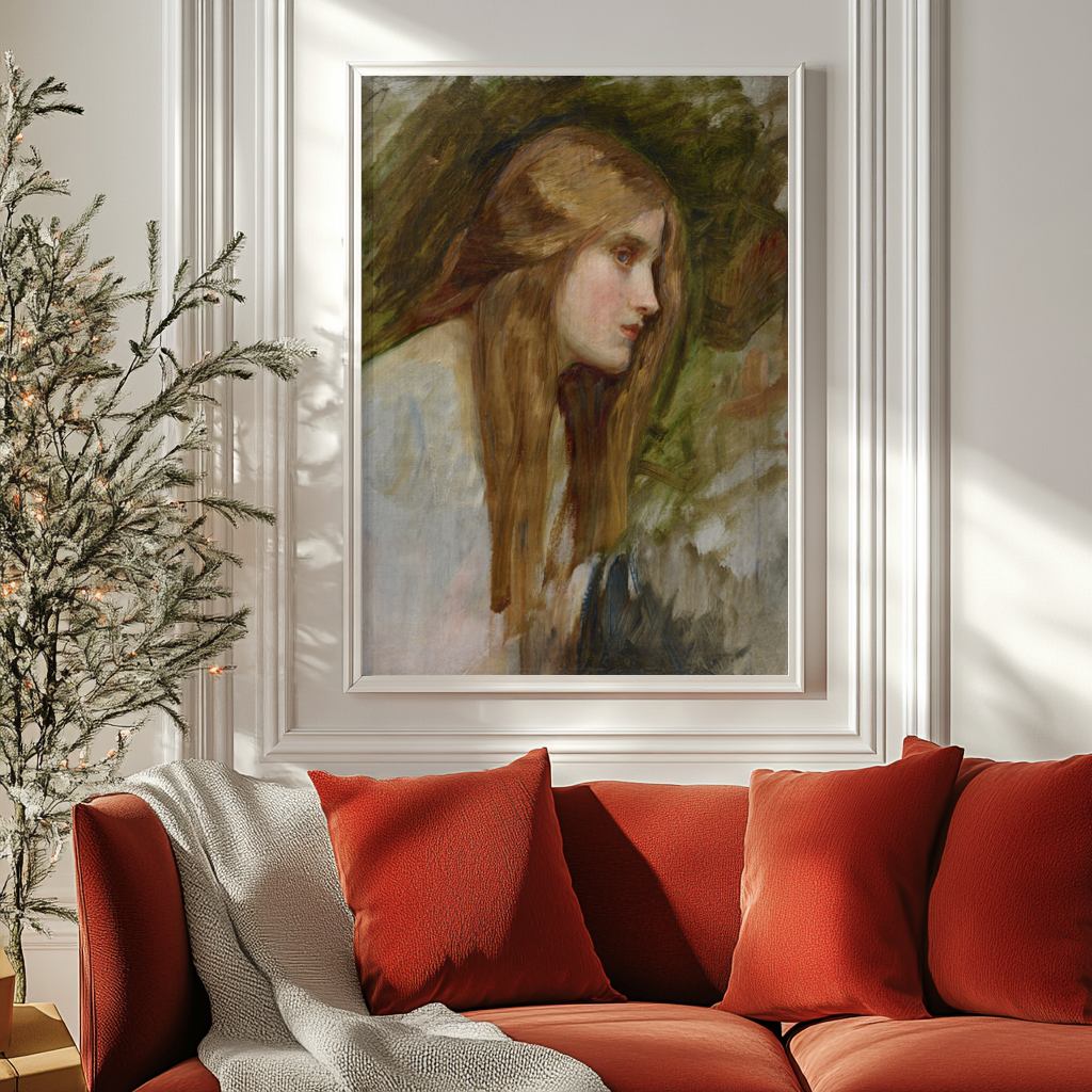 Phyllis - John William Waterhouse - Toile premium 430g (qualité galerie)