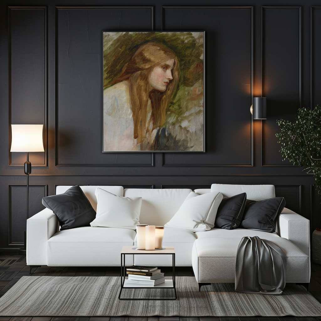 Phyllis - John William Waterhouse - Toile premium 430g (qualité galerie)