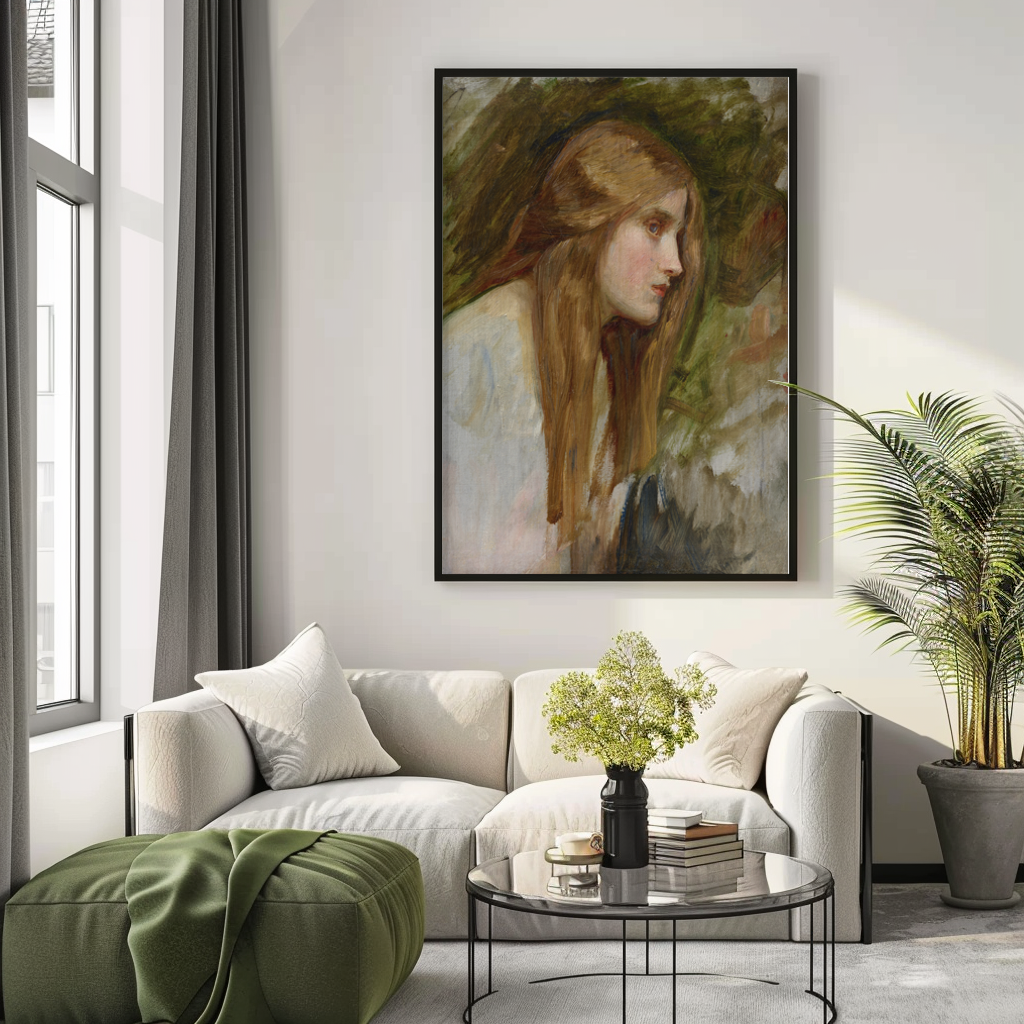 Phyllis - John William Waterhouse - Toile premium 430g (qualité galerie)