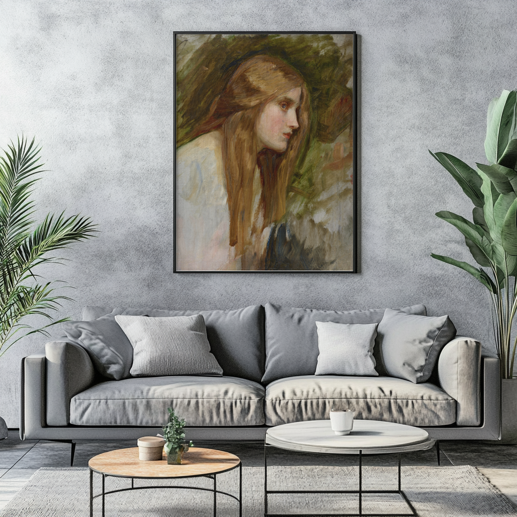 Phyllis - John William Waterhouse - Toile premium 430g (qualité galerie)