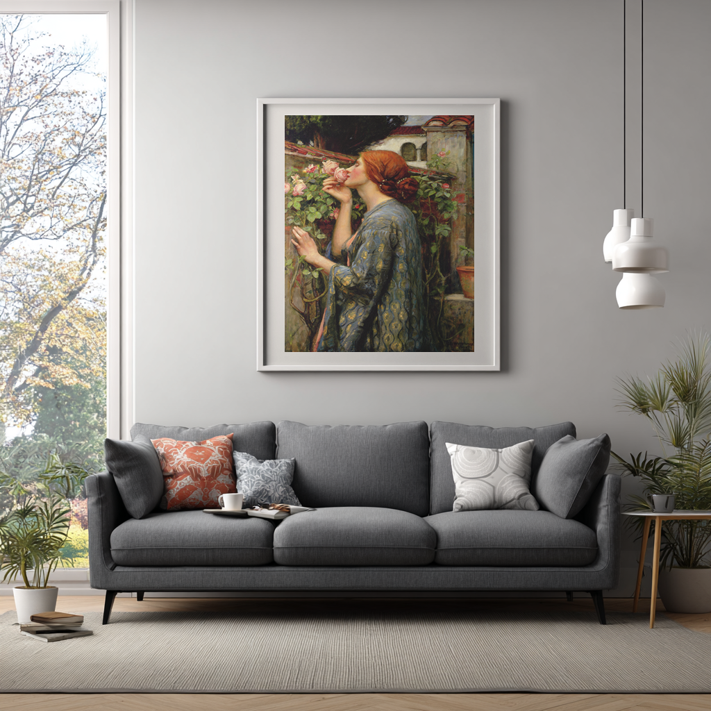 L'âme de la rose - John William Waterhouse - Toile premium 430g (qualité galerie)