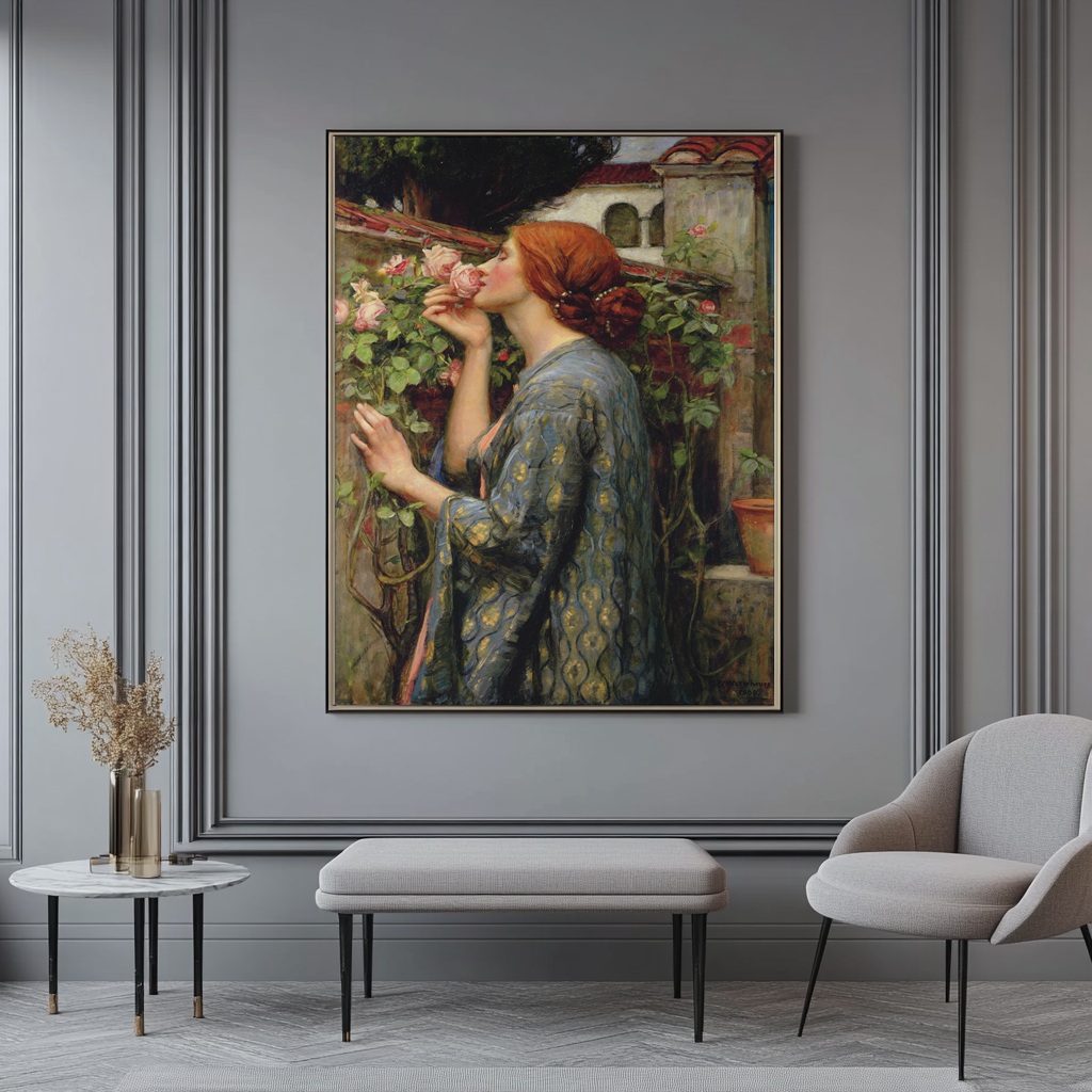L'âme de la rose - John William Waterhouse - Toile premium 430g (qualité galerie)