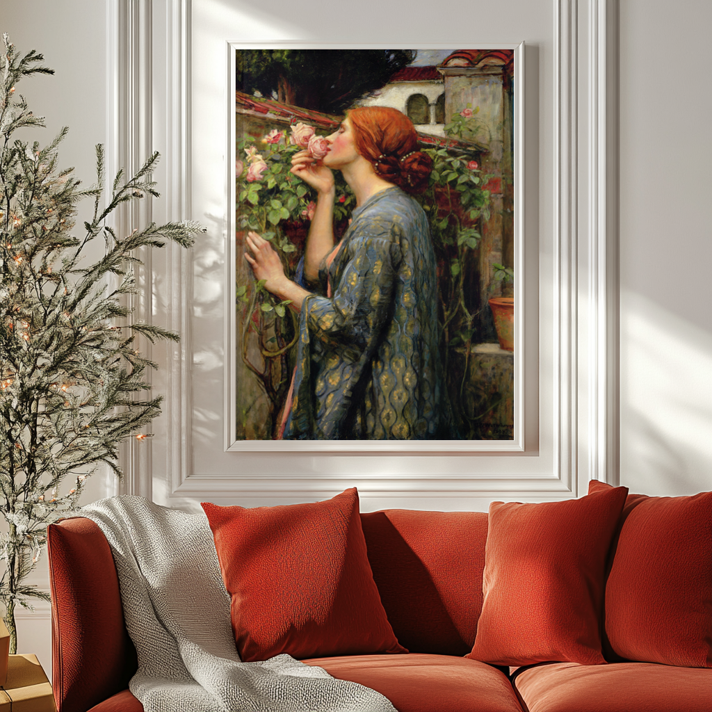 L'âme de la rose - John William Waterhouse - Toile premium 430g (qualité galerie)